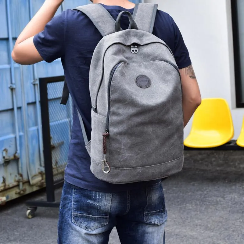 Women Men Canvas Backpack Bags On Sale