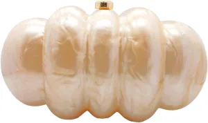 Women Puff Acrylic Clutch Purse Glitter Marble Acrylic Handbag Unique Evening Bag Chain Shoulder Bag for Party Prom
