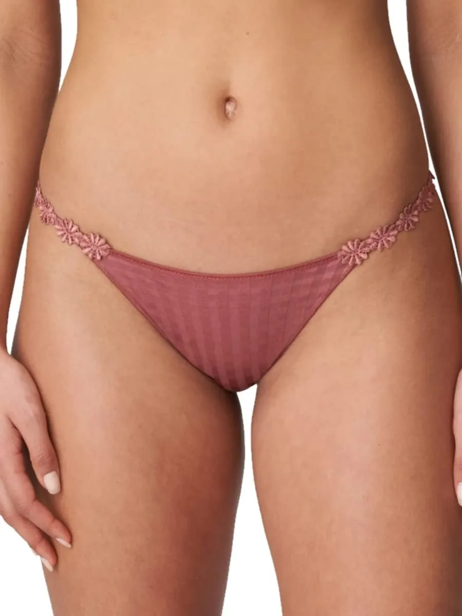 Women's -0412 Avero String Bikini Brief Panty, 050, Wild Ginger, XS