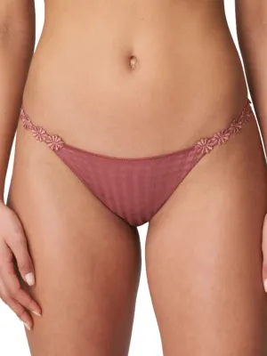 Women's -0412 Avero String Bikini Brief Panty, 050, Wild Ginger, XS