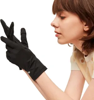 Women's Anti-UV Gloves Sun Protective UPF 50  Full Finger Summer Gloves Touchscreen for Golf Driving Hiking Riding SLM3M113