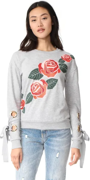 Women's Beauty and The Beast Once Upon A Time Applique Sweatshirt