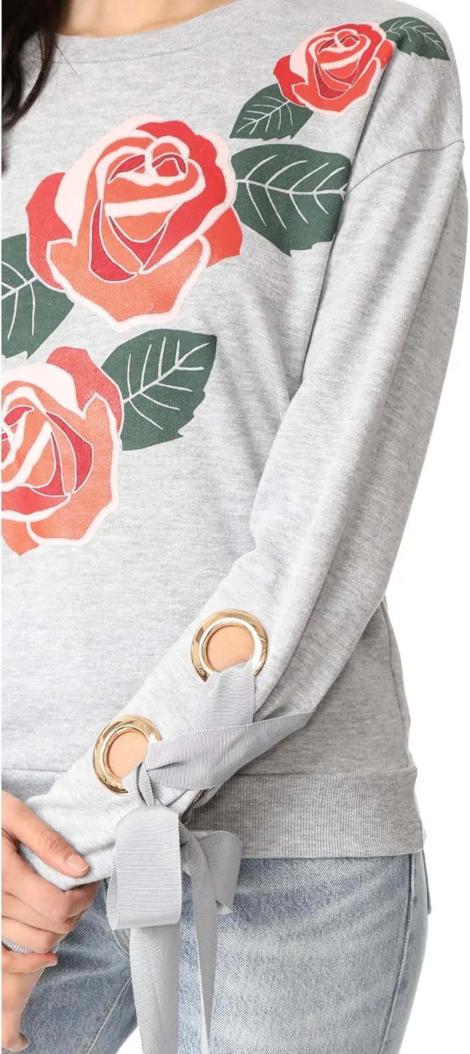 Women's Beauty and The Beast Once Upon A Time Applique Sweatshirt