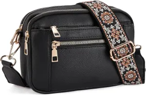 Women's crossbody bag,Checkerboard pattern color-block crossbody bag,Color-blocked crossbody bag,Multi-function crossbody bag