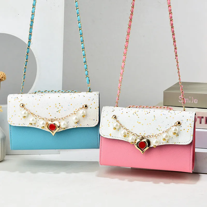 Women's Fashion Chain Western Style Sequin Crossbody Bags