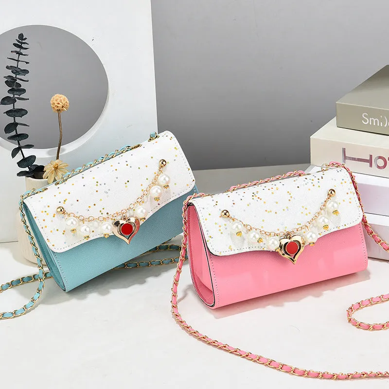 Women's Fashion Chain Western Style Sequin Crossbody Bags