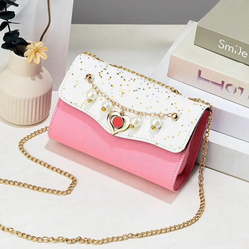 Women's Fashion Chain Western Style Sequin Crossbody Bags