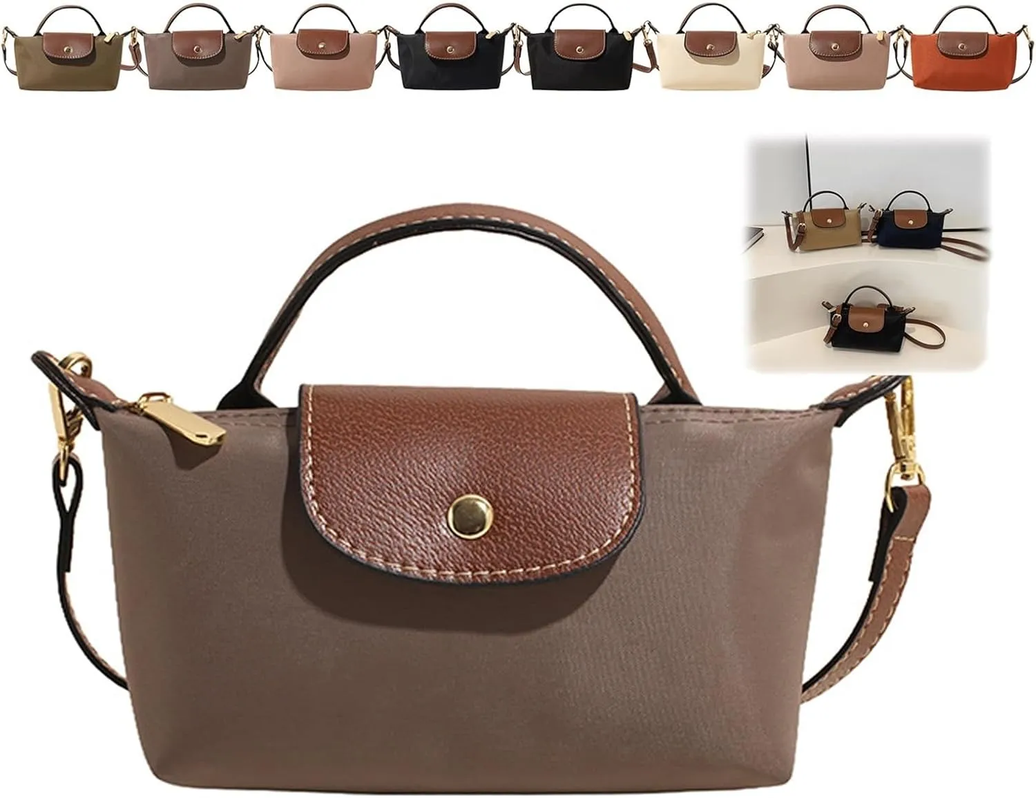 Women's Fashion Colorblock Mini Crossbody Bag, Elegant Handbags Purses with Adjustable Strap, Solid Square Purse Totes Bag