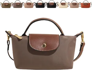 Women's Fashion Colorblock Mini Crossbody Bag, Elegant Handbags Purses with Adjustable Strap, Solid Square Purse Totes Bag