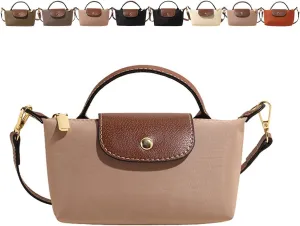 Women's Fashion Colorblock Mini Crossbody Bag, Elegant Handbags Purses with Adjustable Strap, Solid Square Purse Totes Bag