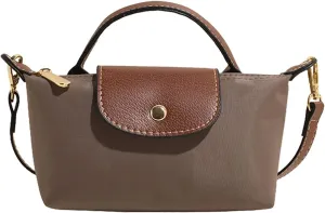 Women's Fashion Colorblock Mini Crossbody Bag, Mini Purse, Adjustable Shoulder Strap
