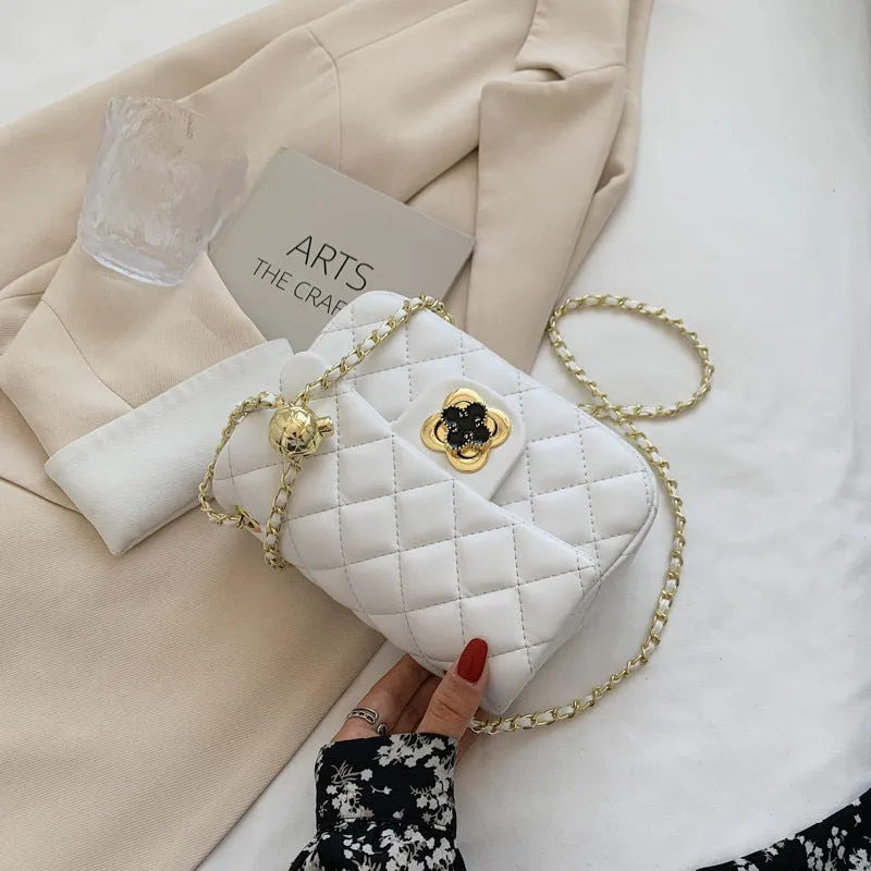 Women's Fat Golden Balls Classic Style Crossbody Bags
