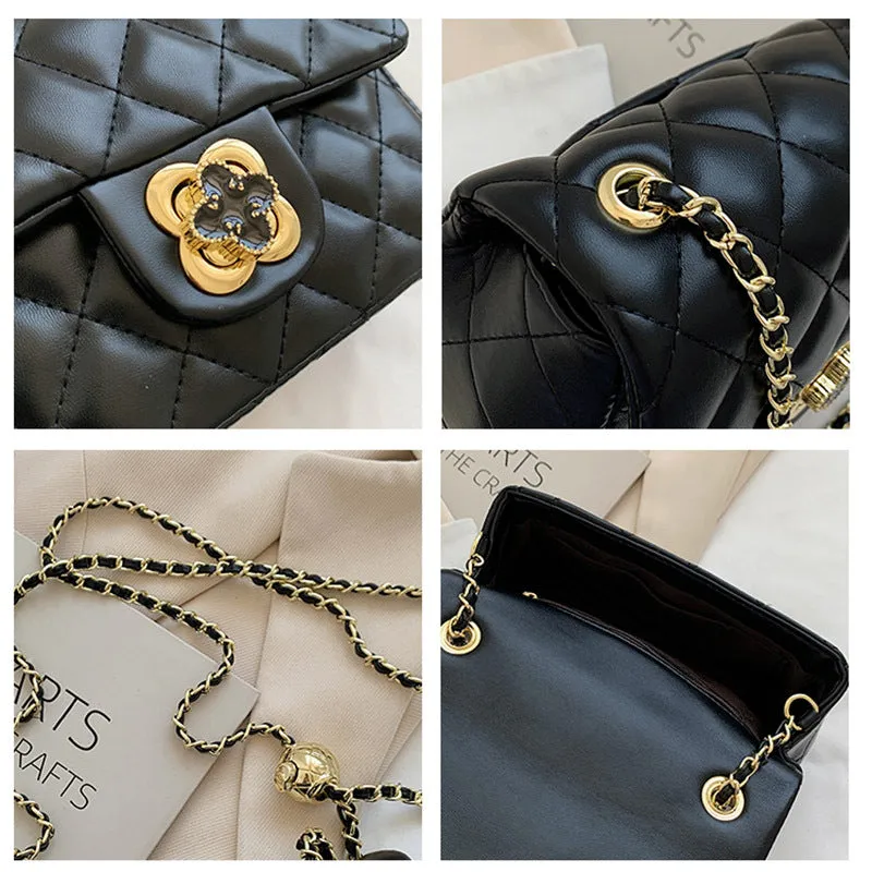 Women's Fat Golden Balls Classic Style Crossbody Bags
