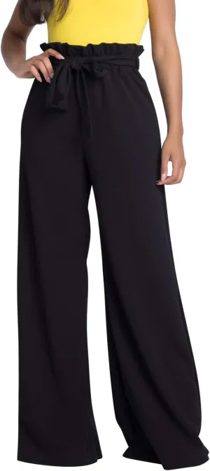 Women's Junior Plus J2 Love Paperbag Wide Leg Pants