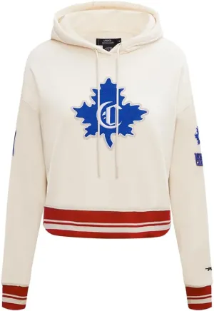 Womens NHL Retro Classics Cropped Pullover Hoodie