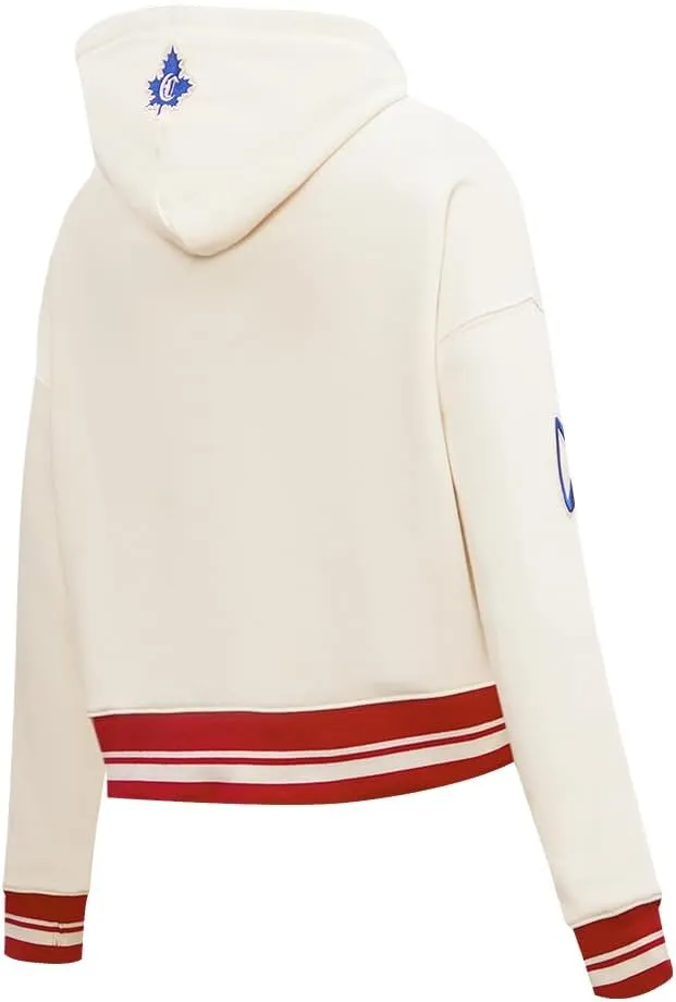 Womens NHL Retro Classics Cropped Pullover Hoodie