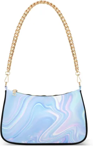 Womens Shoulder Bag Crossbody Purse Hobo Handbag for Ladies Gold Chain
