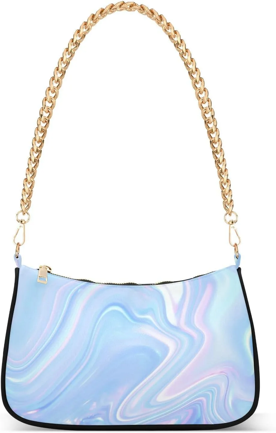 Womens Shoulder Bag Crossbody Purse Hobo Handbag for Ladies Gold Chain