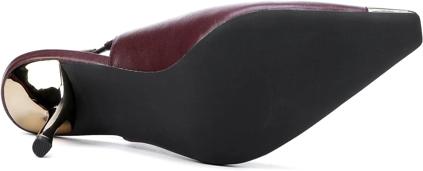 Women's Slingback heel Square Toe pumps