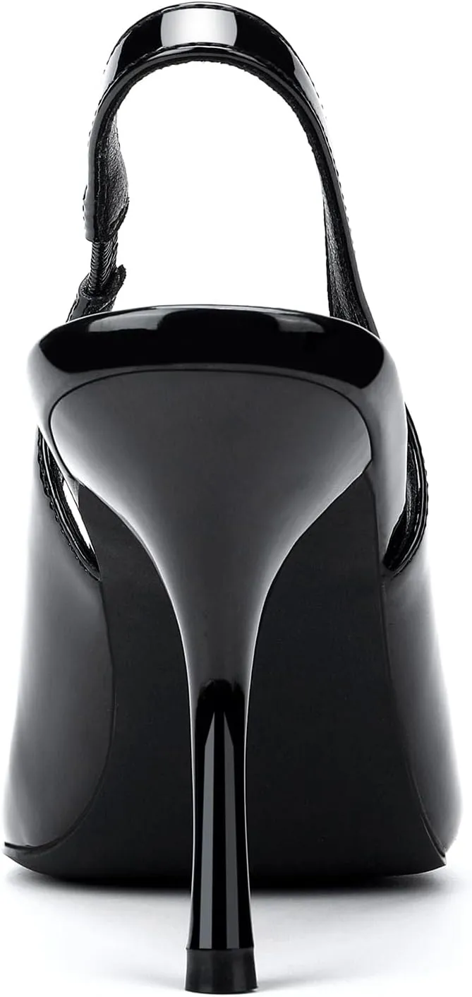 Women's Slingback heel Square Toe pumps