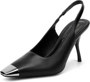 Women's Slingback heel Square Toe pumps