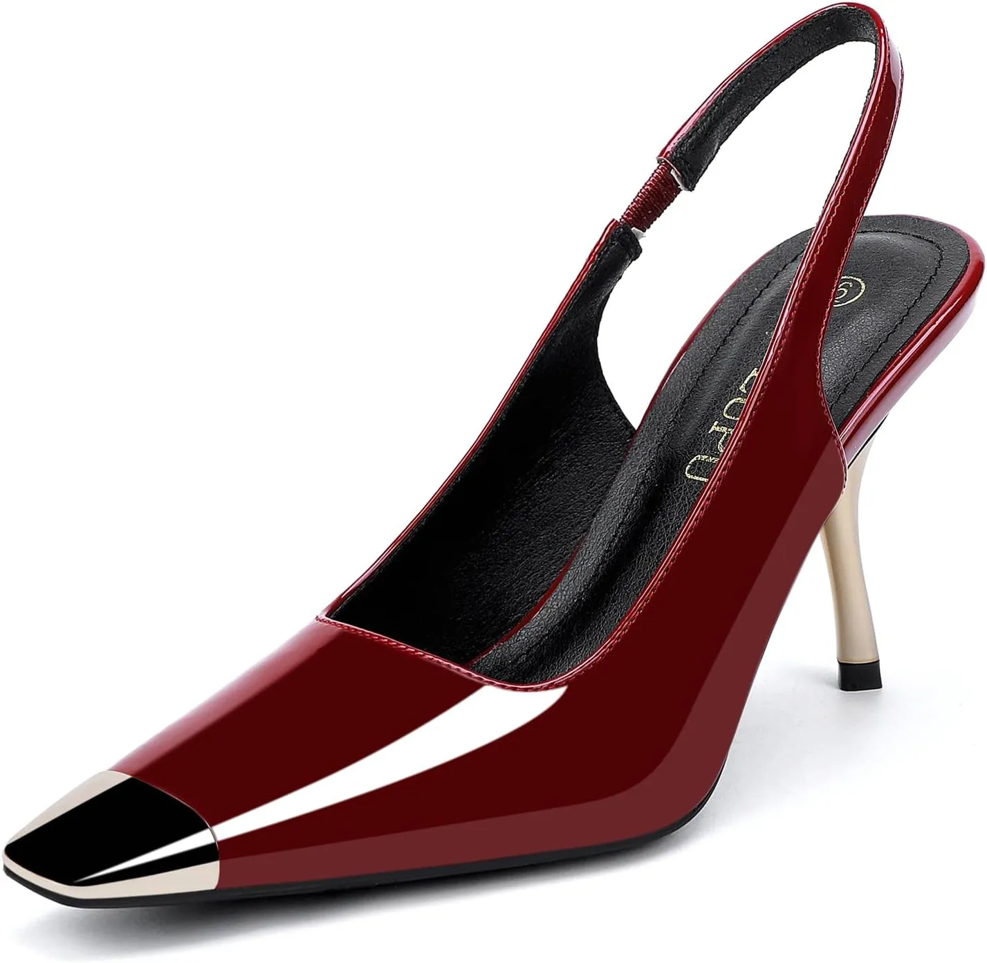 Women's Slingback heel Square Toe pumps