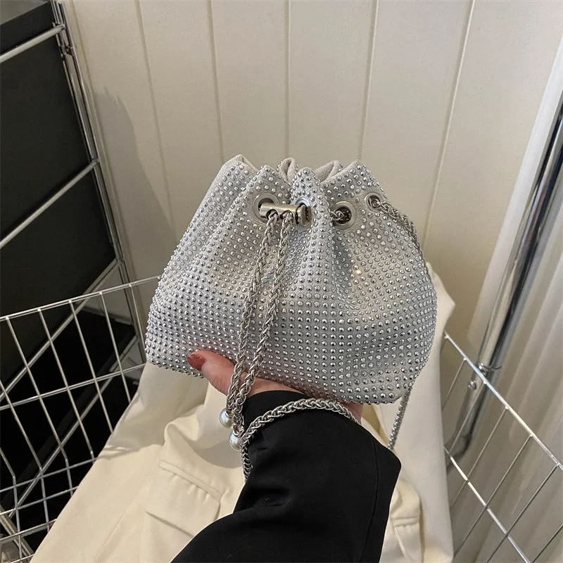 Women's Spring Korean Style Light Diamond Crossbody Bags