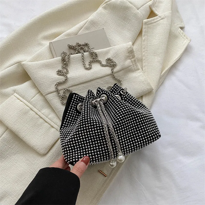 Women's Spring Korean Style Light Diamond Crossbody Bags