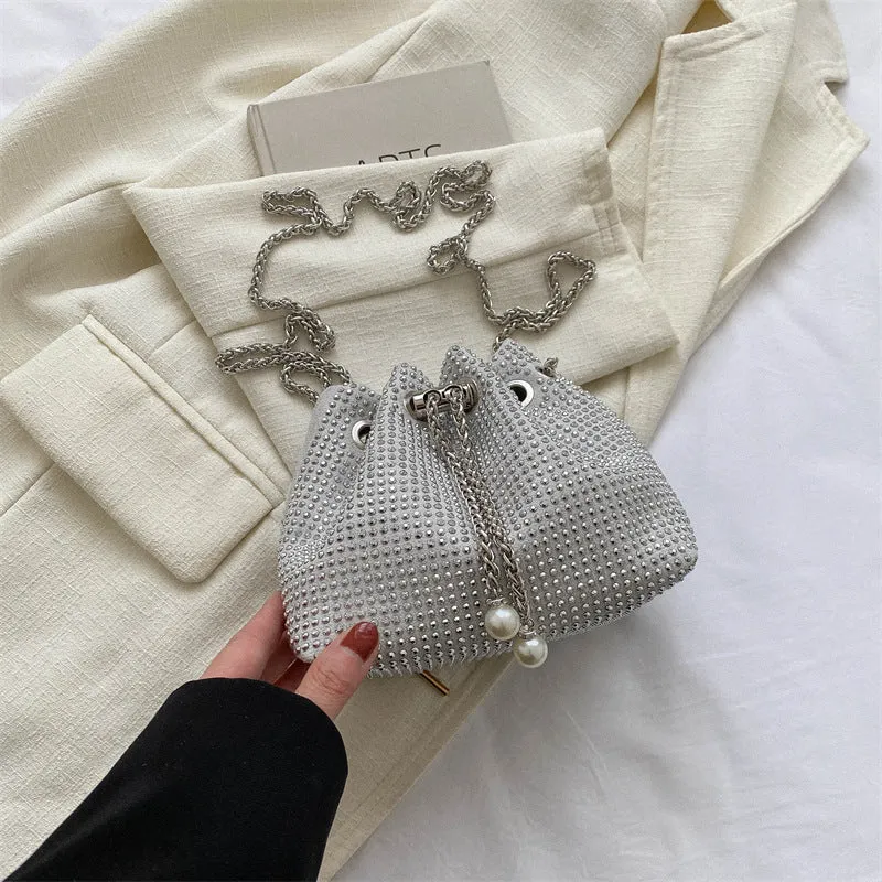 Women's Spring Korean Style Light Diamond Crossbody Bags