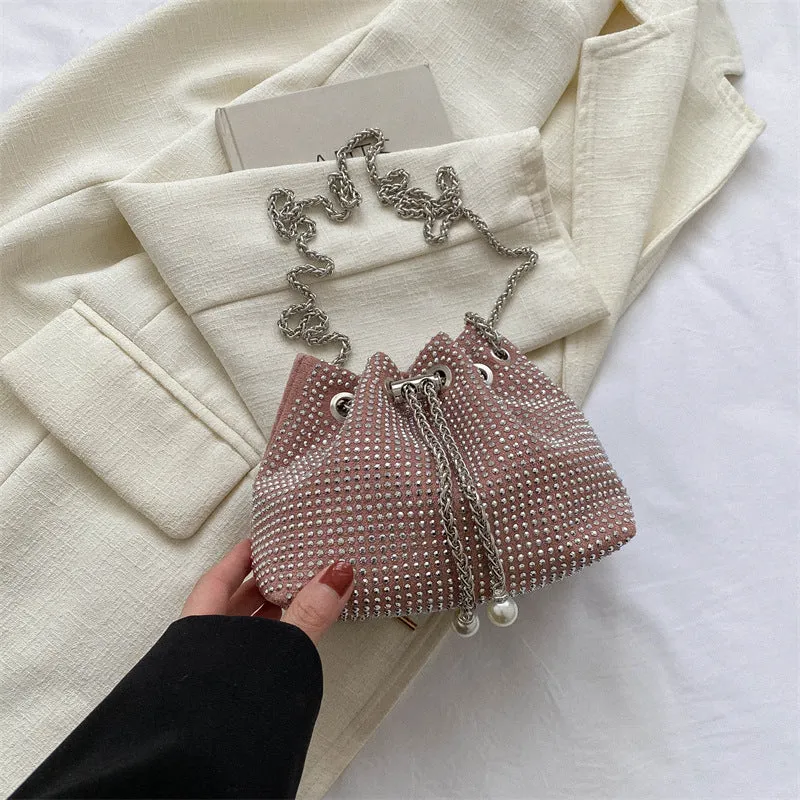 Women's Spring Korean Style Light Diamond Crossbody Bags