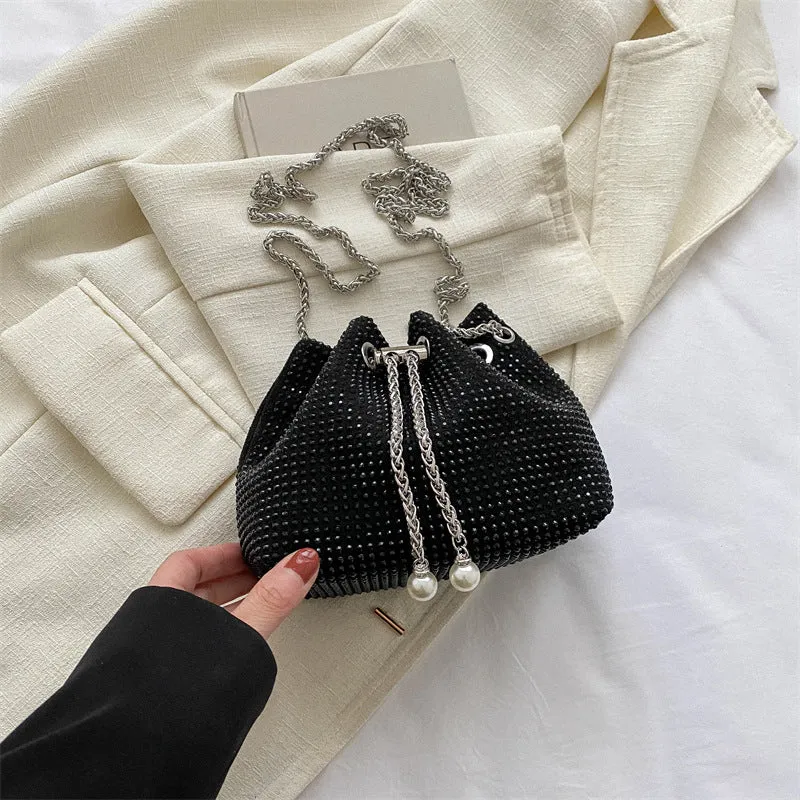 Women's Spring Korean Style Light Diamond Crossbody Bags