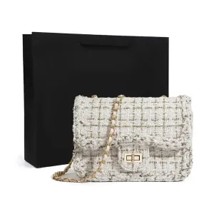 Women's Woven Niche Temperament Entry Lux Classic Crossbody Bags