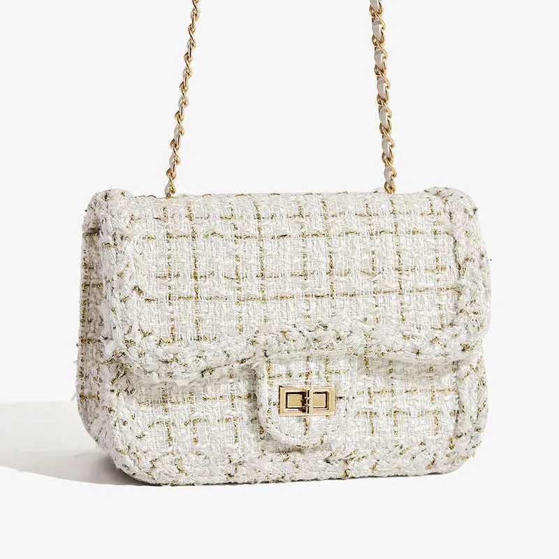 Women's Woven Niche Temperament Entry Lux Classic Crossbody Bags