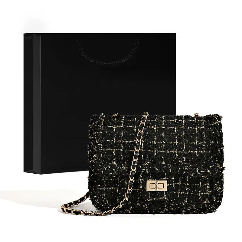 Women's Woven Niche Temperament Entry Lux Classic Crossbody Bags