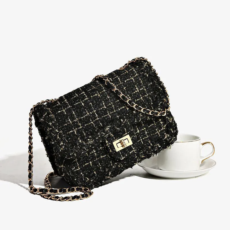 Women's Woven Niche Temperament Entry Lux Classic Crossbody Bags
