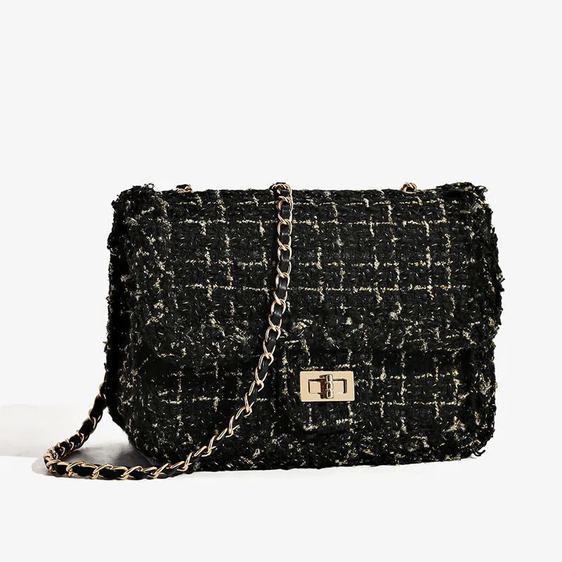 Women's Woven Niche Temperament Entry Lux Classic Crossbody Bags
