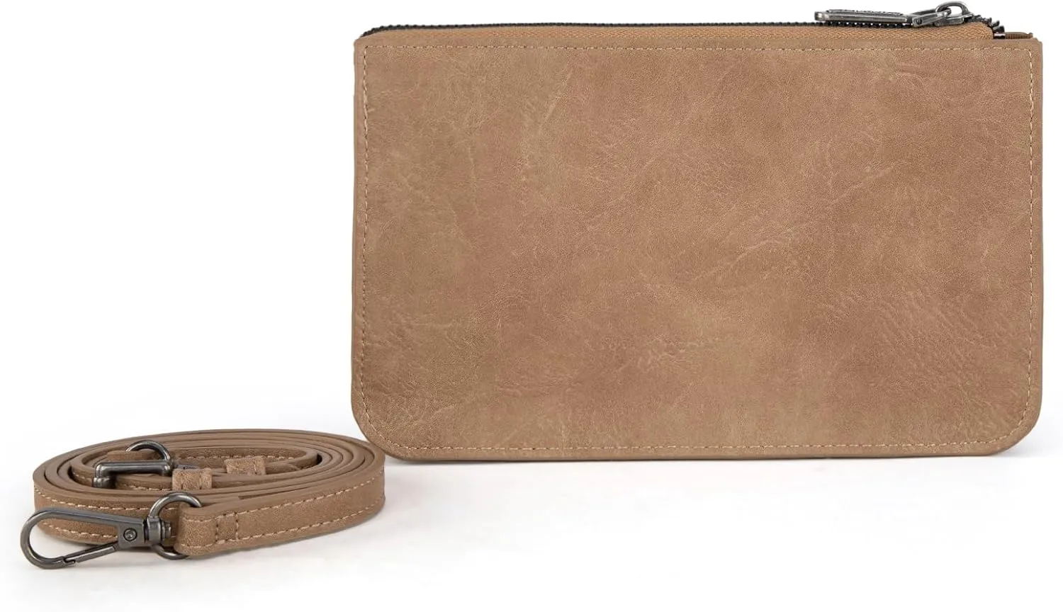 Wrangler RFID Crossbody Wallet Purse Vegan Leather Small Purses for Women with Phone Pocket and Adjustable Strap