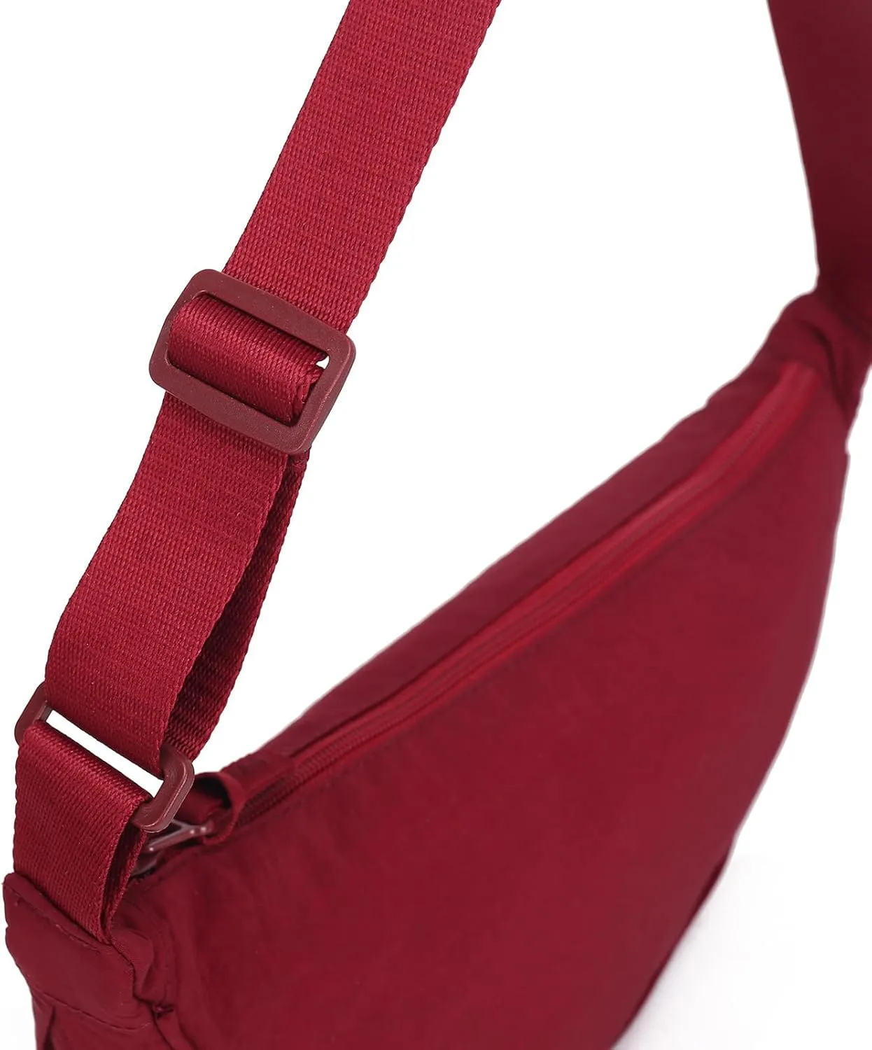 YIKOEE Crescent Bag for Women Men Small Sling Crossbody Bag with Half Moon Shape