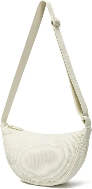 YIKOEE Crescent Bag for Women Men Small Sling Crossbody Bag with Half Moon Shape