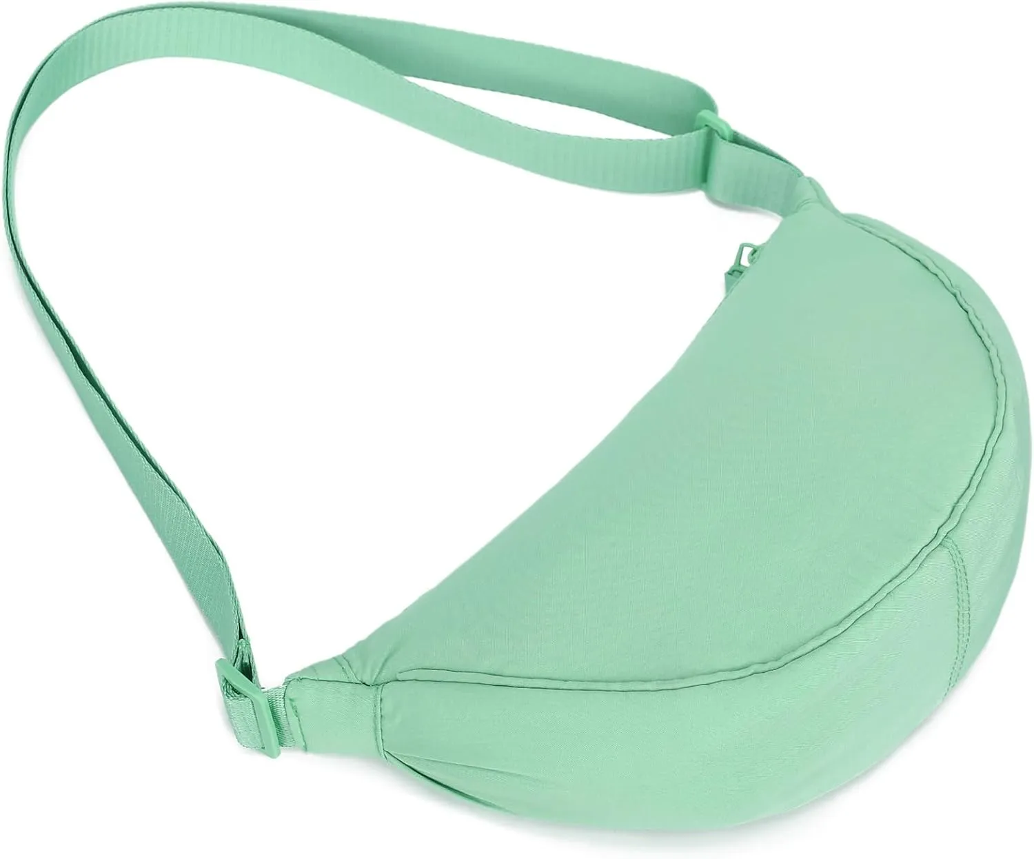 YIKOEE Crescent Bag for Women Men Small Sling Crossbody Bag with Half Moon Shape