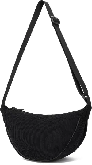 YIKOEE Crescent Bag for Women Men Small Sling Crossbody Bag with Half Moon Shape