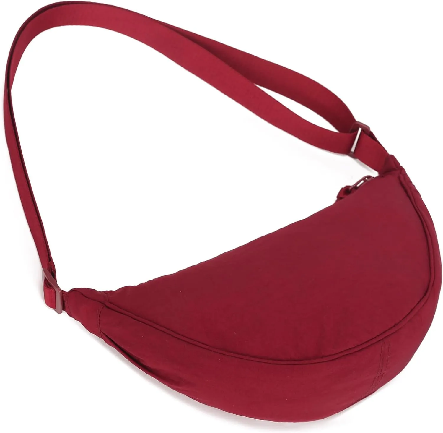 YIKOEE Crescent Bag for Women Men Small Sling Crossbody Bag with Half Moon Shape