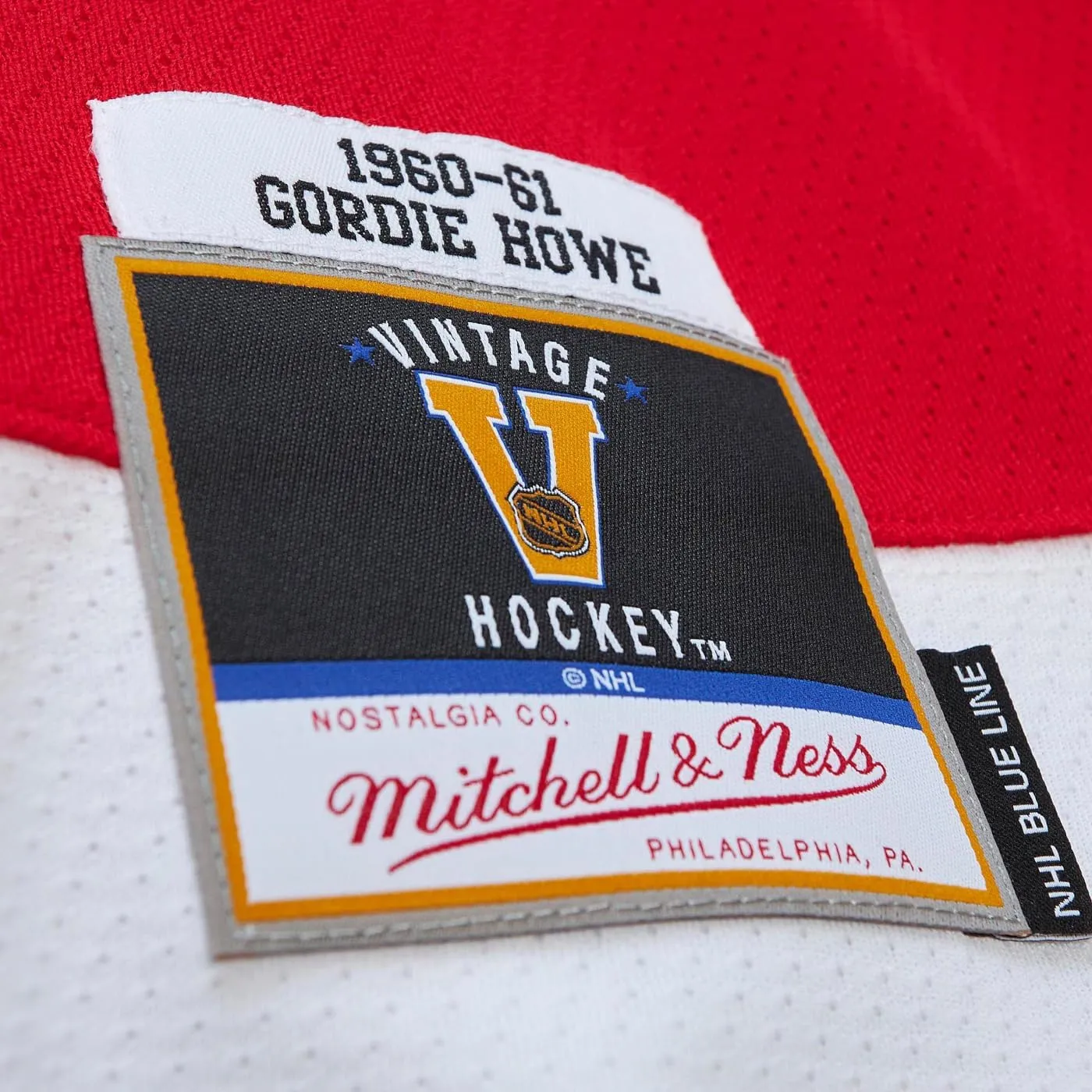 Youth Gordie Howe Detroit Red Wings 1960-61 Blue Line Jersey