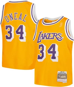 Youth Los Angeles Lakers Shaquille O'Neal Swingman Gold Jersey